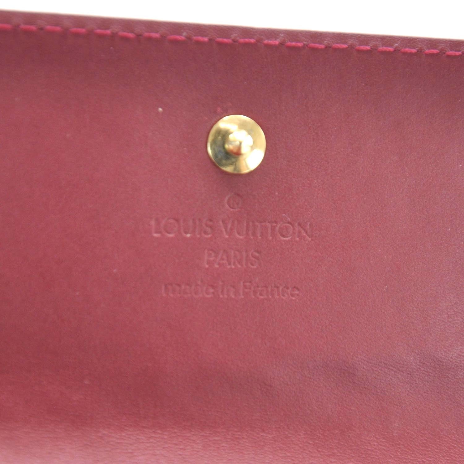 Louis Vuitton Vernis Elise Wallet Pomme D'Amour 6 of 7