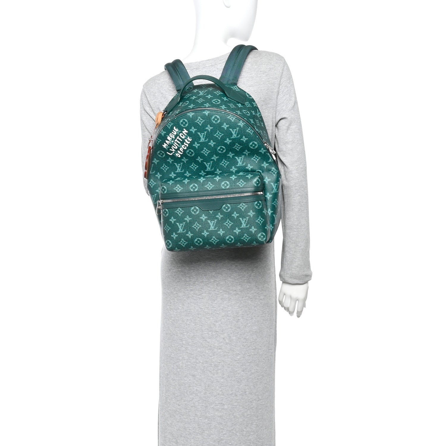 Louis Vuitton Monogram Heritage Discovery Backpack PM Green 2 of 14