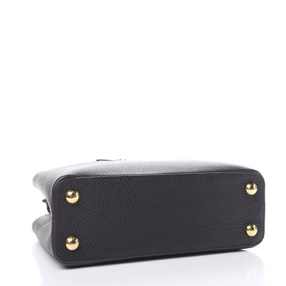 Louis Vuitton Taurillon Capucines BB Black 4 of 8