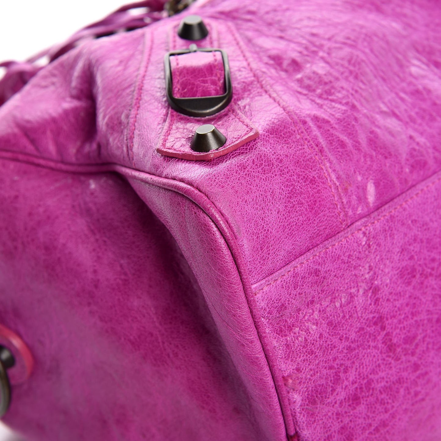 Chevre Classic Hardware Twiggy Magenta
