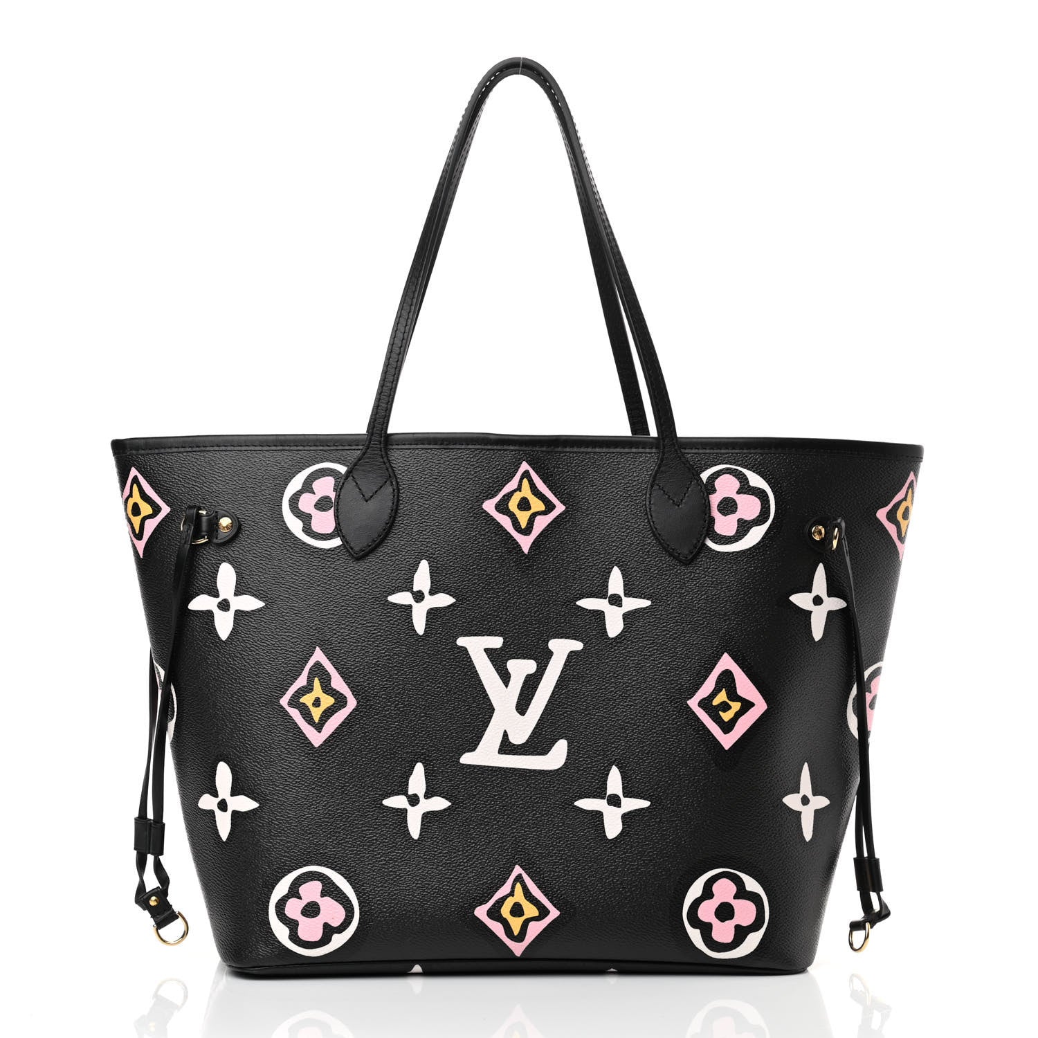 Louis Vuitton Monogram Giant Wild At Heart Neverfull MM Black 3 of 11
