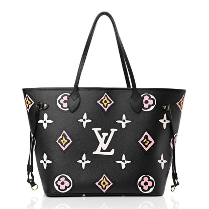 Louis Vuitton Monogram Giant Wild At Heart Neverfull MM Black 3 of 11