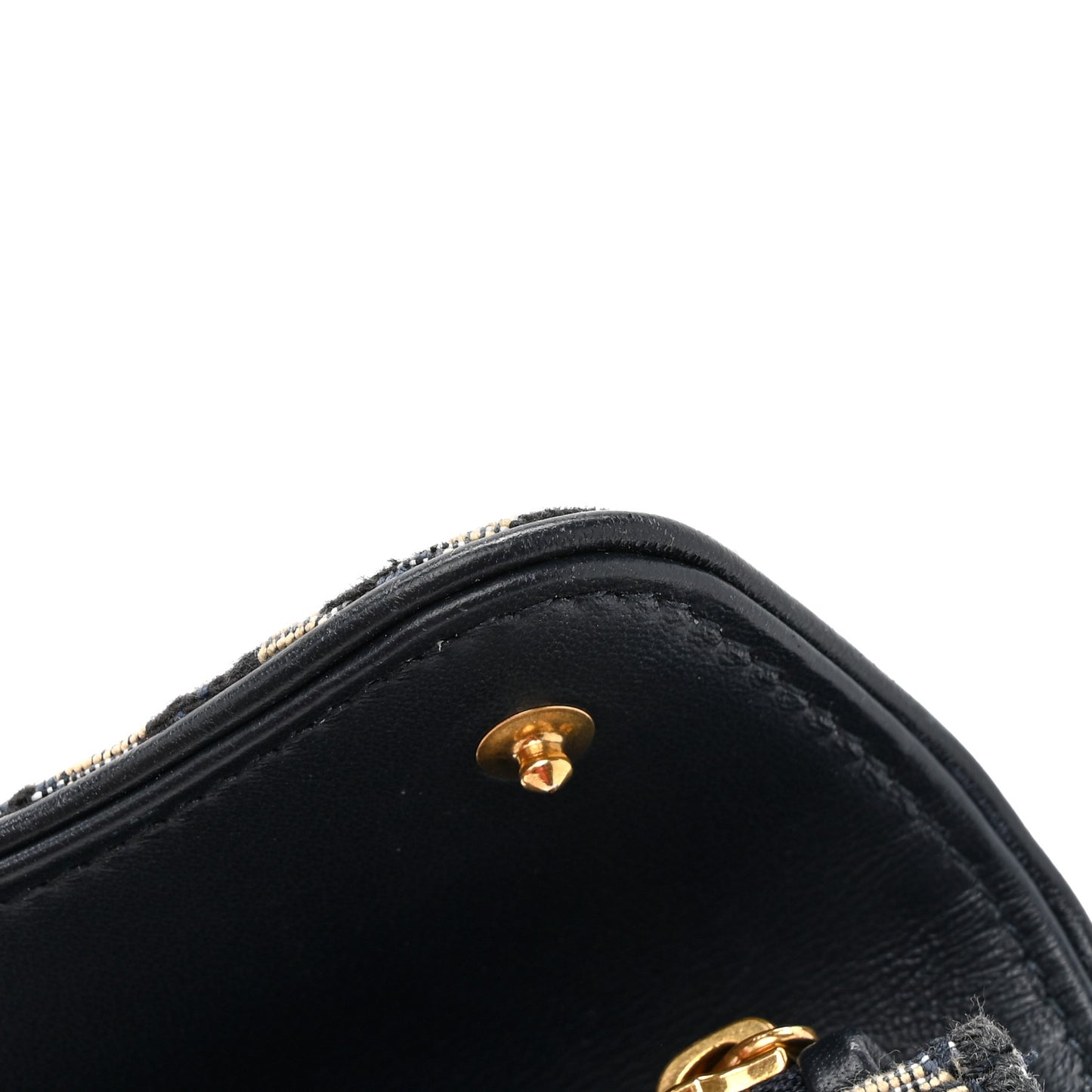 Oblique Saddle Lotus Wallet Blue