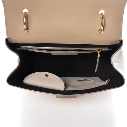 Burberry Trench Calfskin Medium DK88 Top Handle Bag Limestone Honey 5 of 12