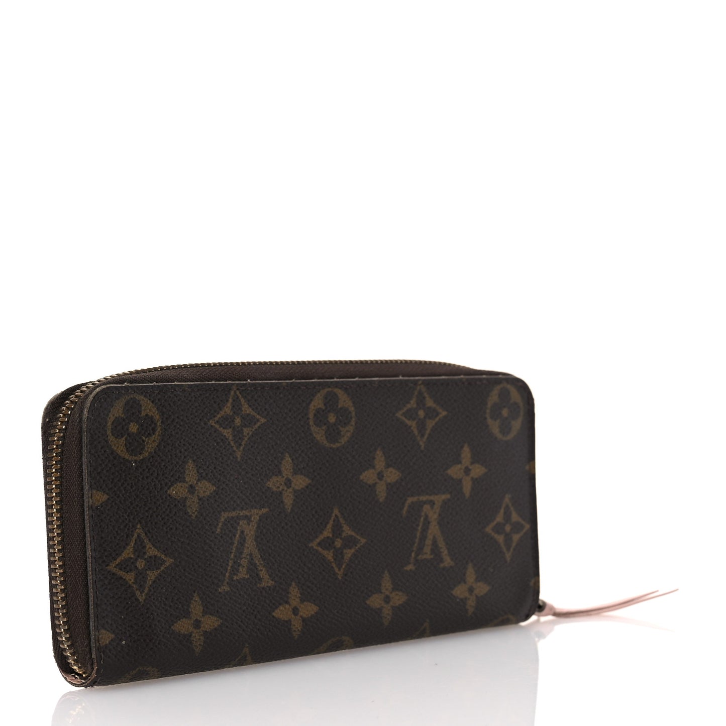 Monogram Clemence Wallet Rose Ballerine