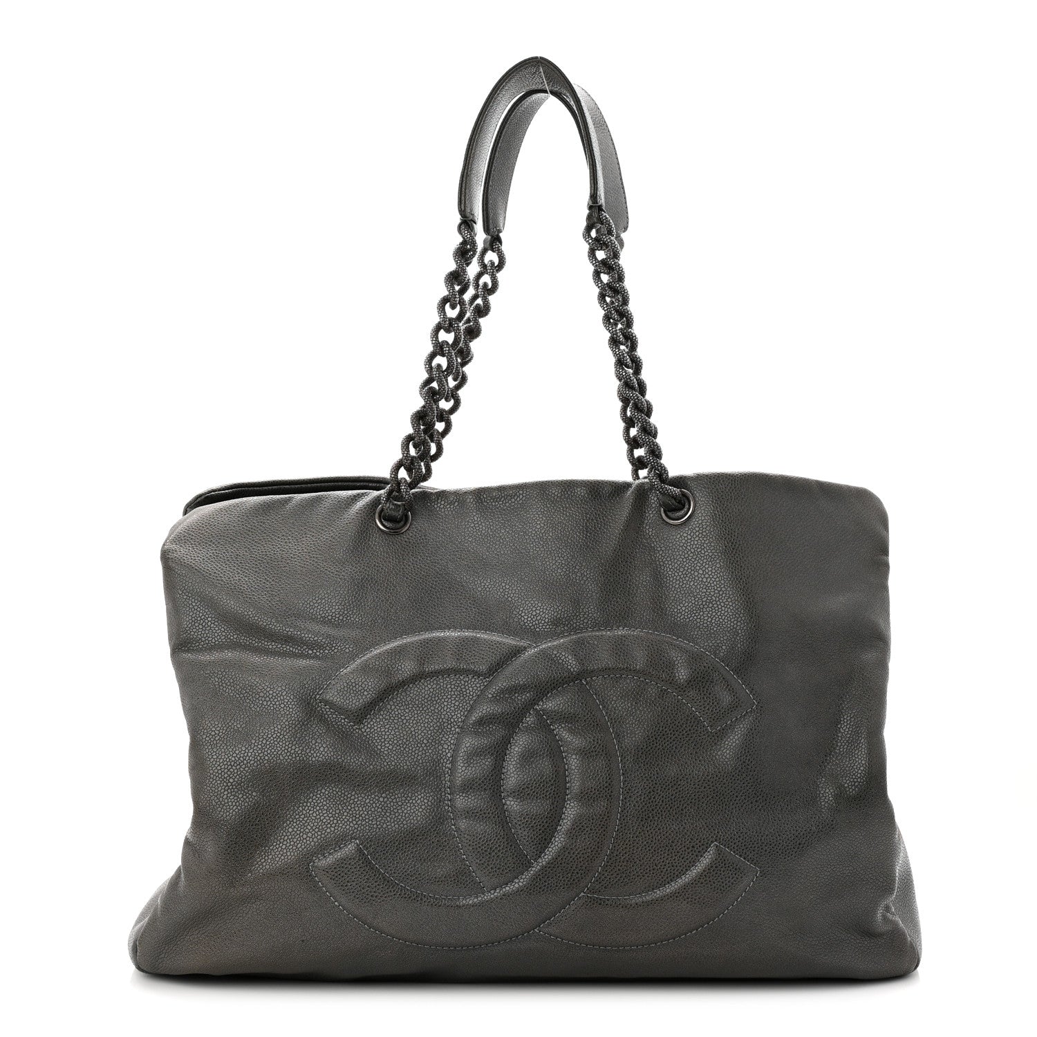 Chanel Caviar 31 Large Tote Dark Grey 1 of 11