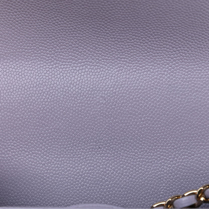 Chanel Caviar Quilted Extra Mini Coco Handle Flap Light Purple 11 of 12