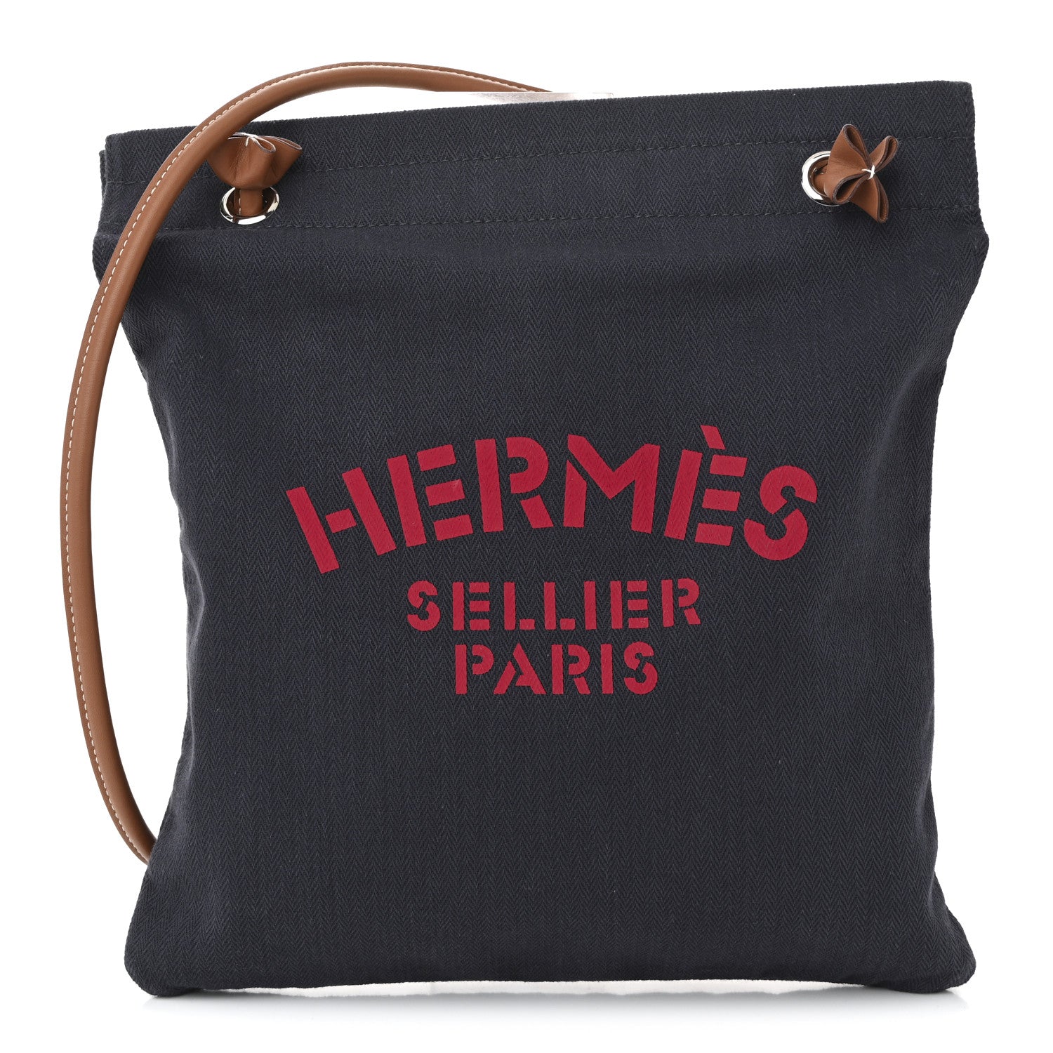 Hermes Canvas Swift Aline Grooming Bag Navy 1 of 11