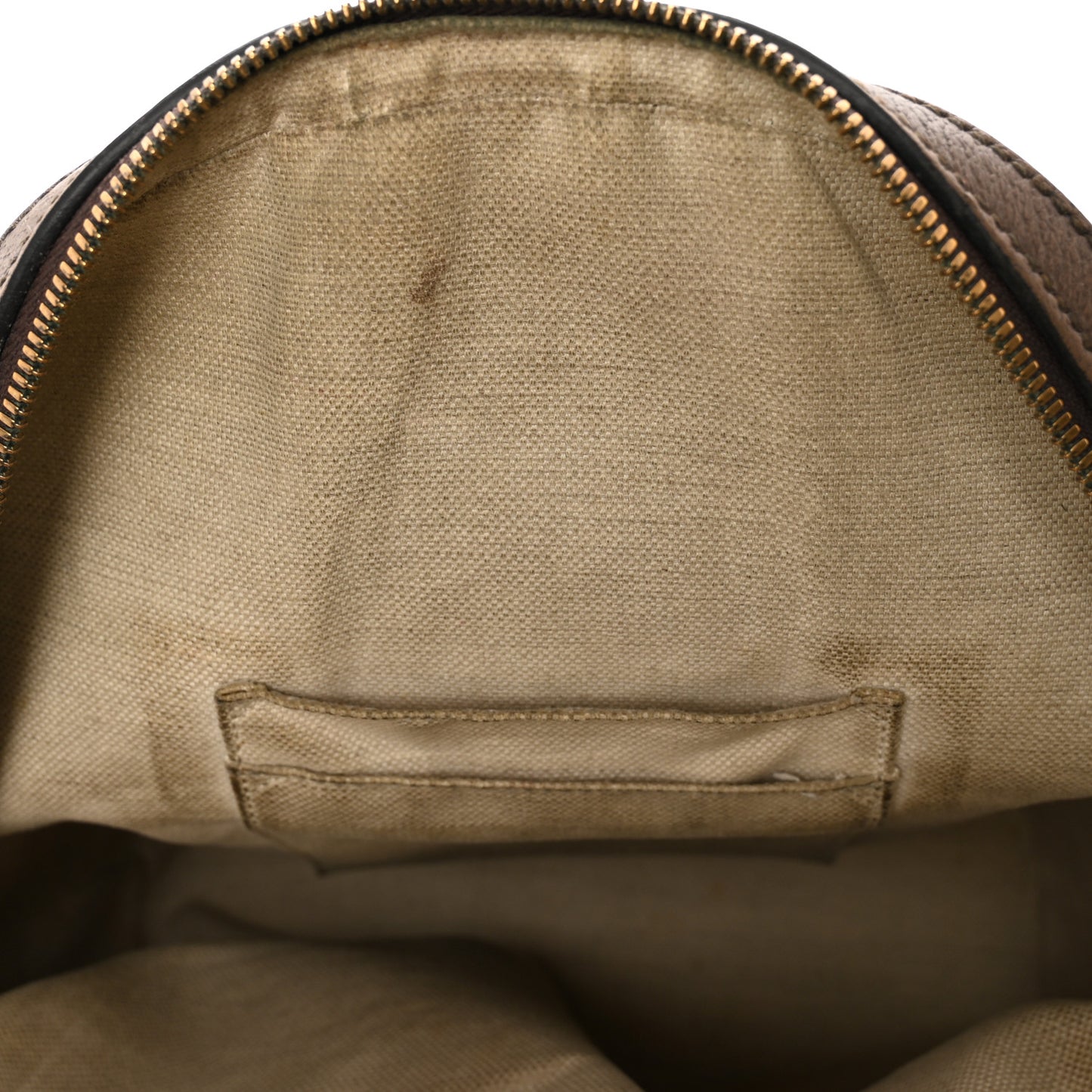 GG Supreme Monogram Calfskin Web Small Ophidia Day Backpack Beige Ebony New Acero