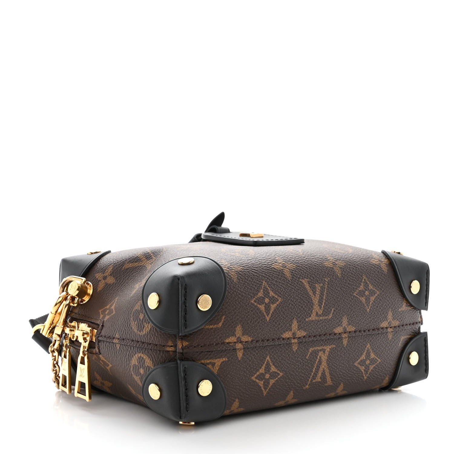 Louis Vuitton Monogram Petite Malle Souple Black 4 of 10
