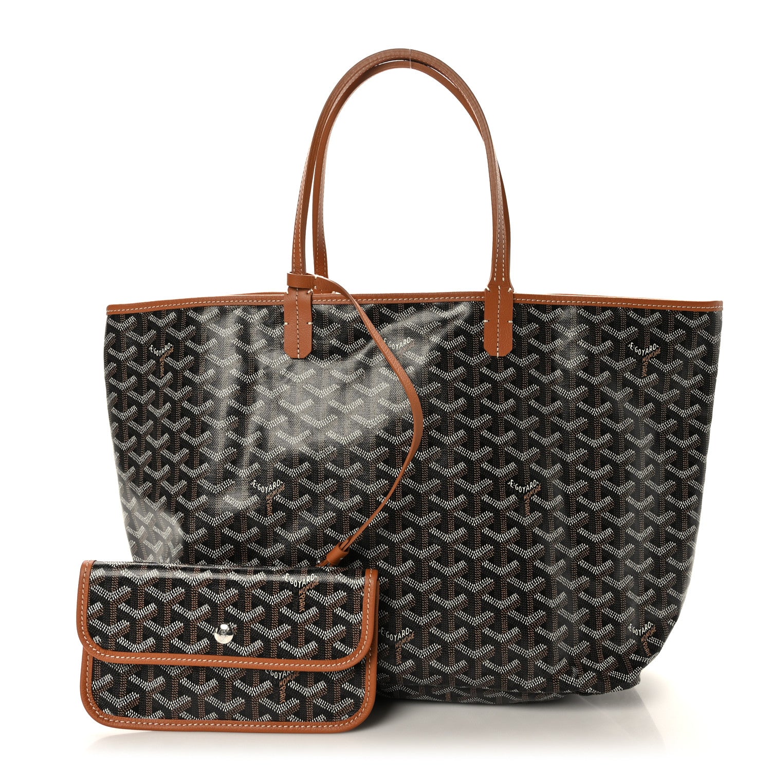 Goyard Goyardine Saint Louis PM Black Gold 3 of 9