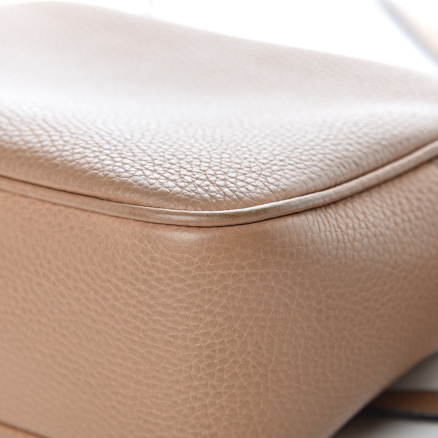 Gucci Pebbled Calfskin Small Soho Disco Bag Rose Beige 13 of 14
