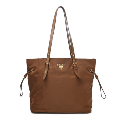 Prada Tessuto Nylon Saffiano Shopping Tote Corinto 1 of 12