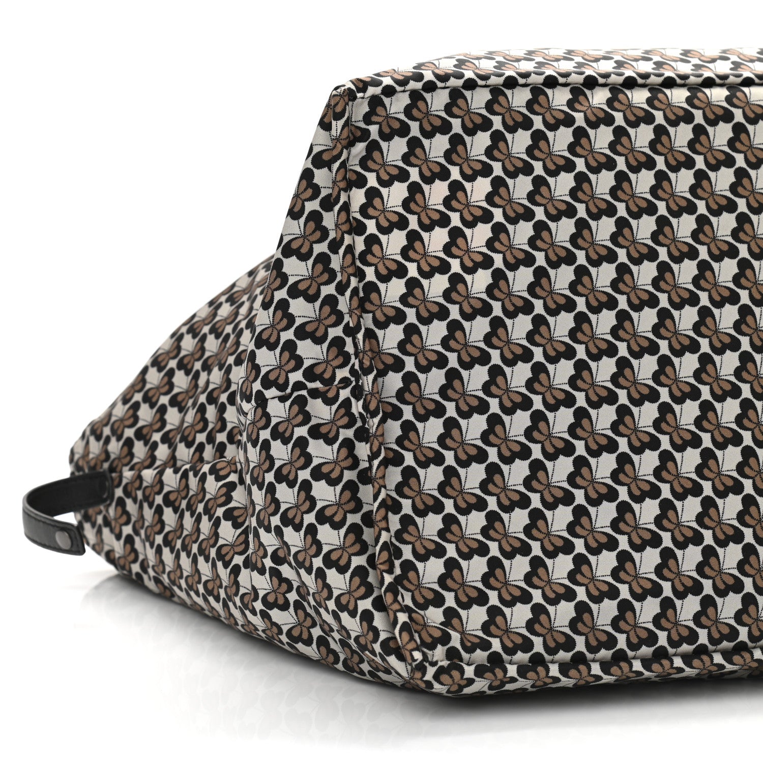 Bottega Veneta Nappa Nylon Medium Reversible Butterfly Shoulder Bag Black Cement 12 of 15