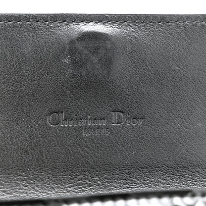 Christian Dior Patent Cannage Lady Dior Pouch Wallet On Chain Black 7 of 13