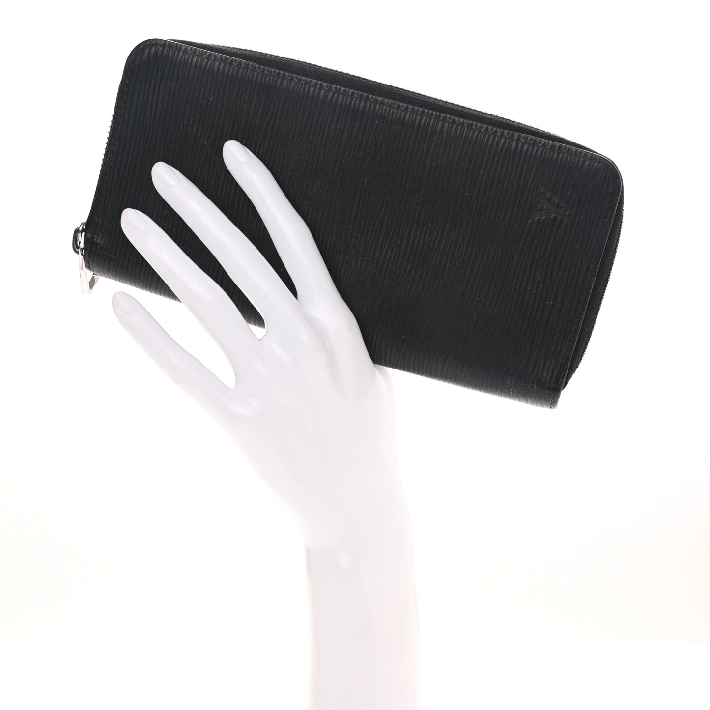Epi Zippy Vertical Wallet Black