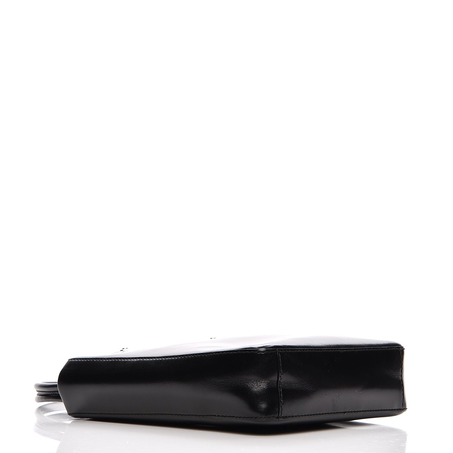 Vitello Box Mini Logo Bag Black