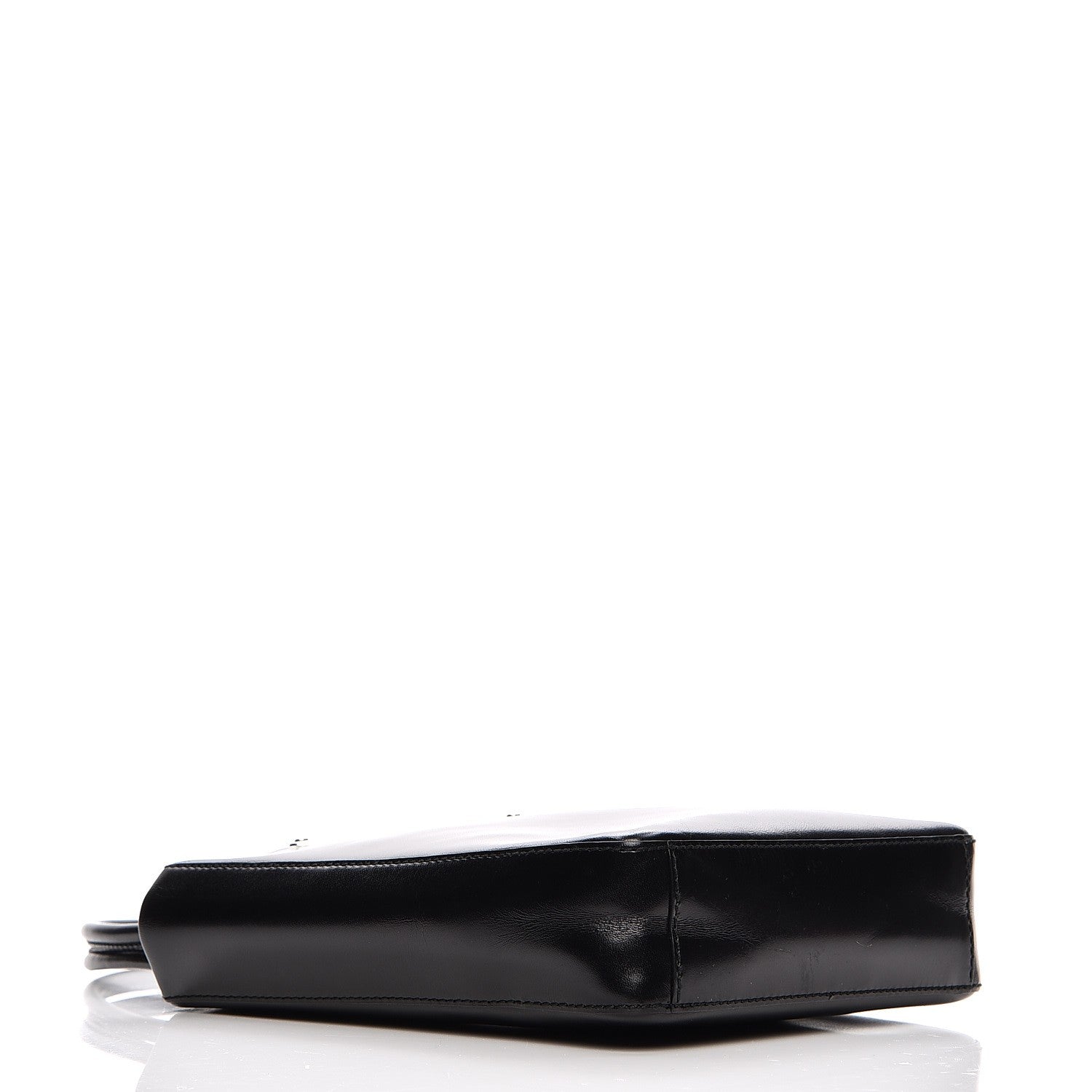 Prada Vitello Box Mini Logo Bag Black 5 of 11