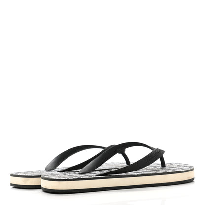 Louis Vuitton Rubber Mens Molitor Thong Sandals 6 Black 4 of 10