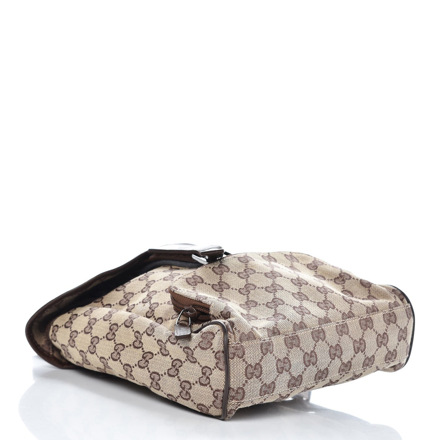 Gucci Monogram Flap Backpack Dark Brown 4 of 8