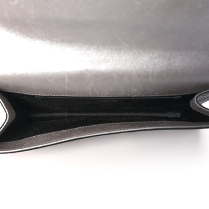 Saint Laurent Ombre Lizard Muse Clutch Silver 5 of 14
