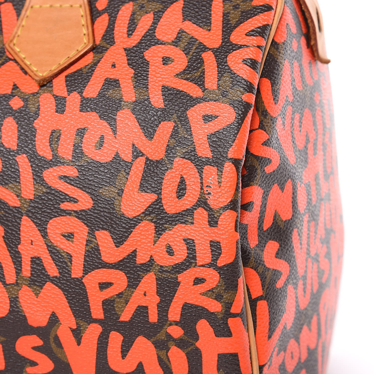 Louis Vuitton Monogram Graffiti Speedy 30 Orange 16 of 17