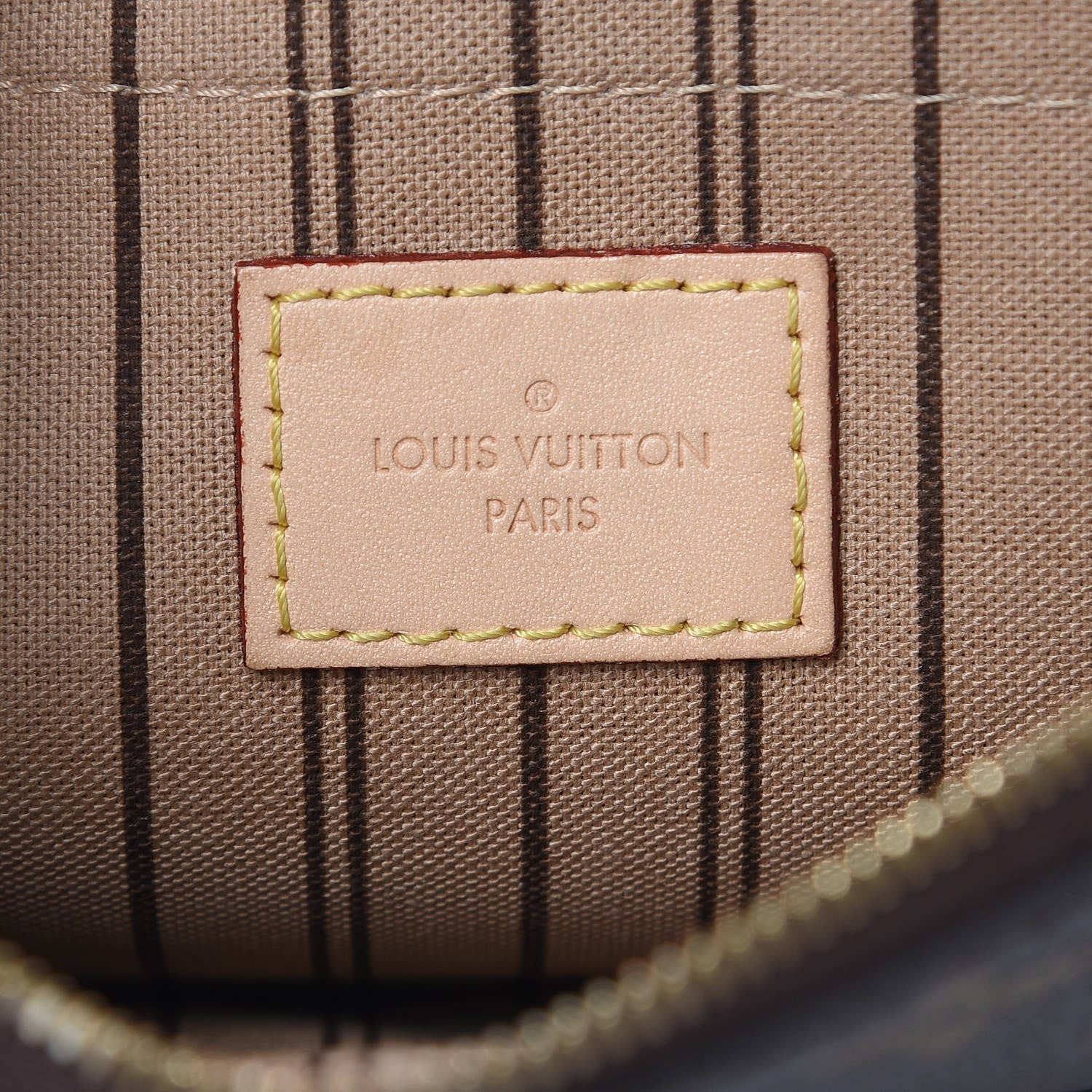 Louis Vuitton Monogram Neverfull MM GM Pochette 6 of 12