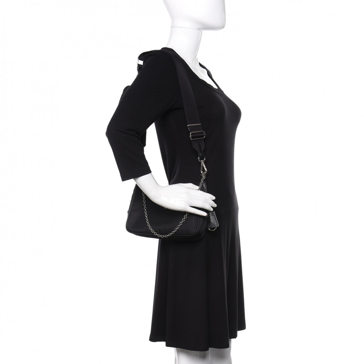 Nylon Re-Edition 2005 Shoulder Bag Black