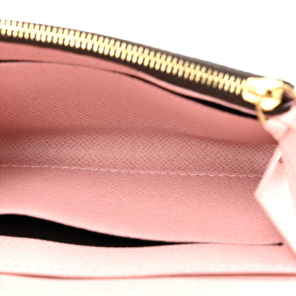 Louis Vuitton Damier Ebene Rosalie Coin Purse Rose Ballerine 5 of 6