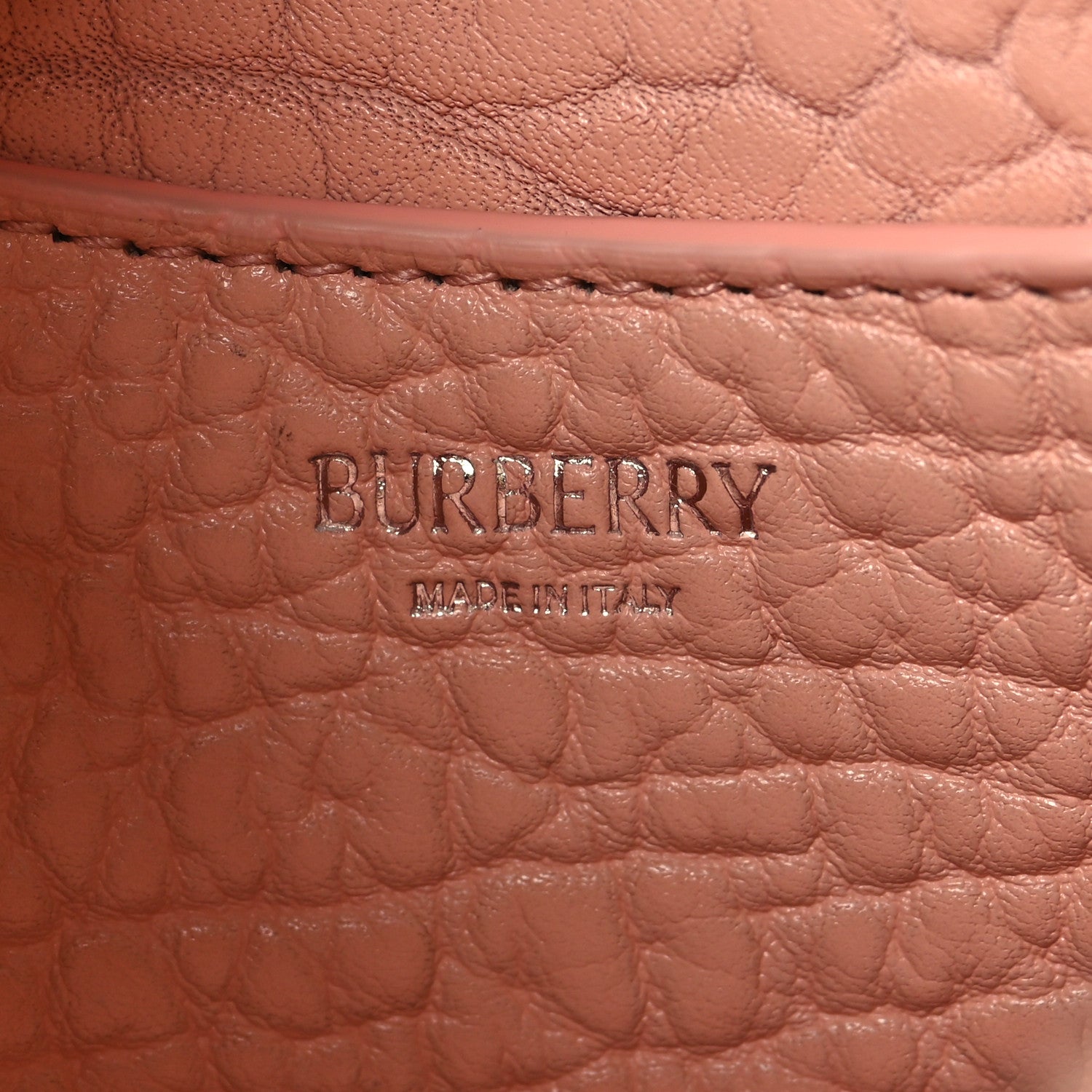 Burberry Signature Grain Small Chess Shoulder Bag Pink 6 of 11