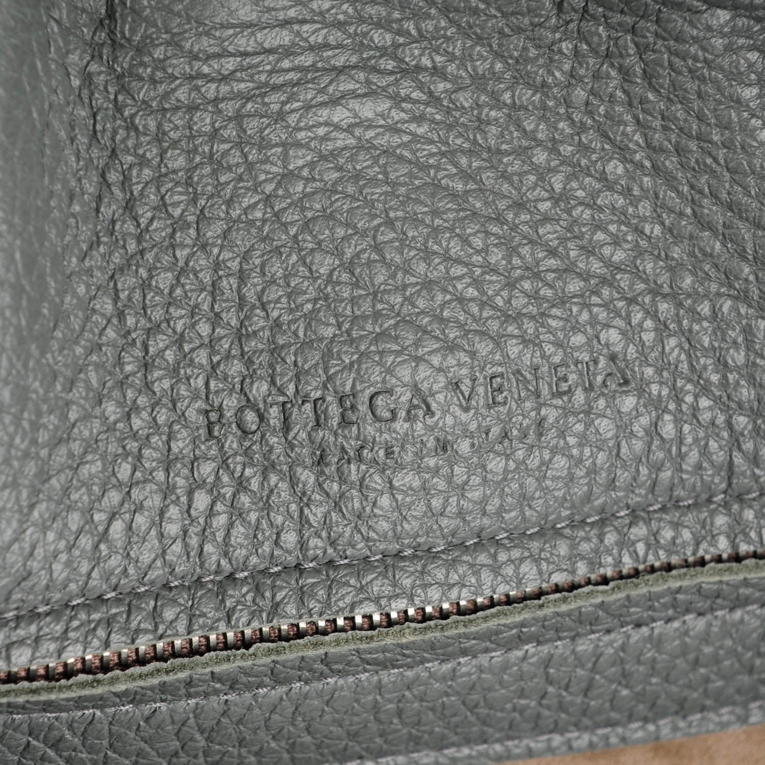 Bottega Veneta Cervo Deerskin Large Hobo Nero Light Grey 6 of 8