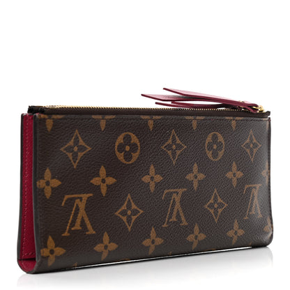Louis Vuitton Monogram Adele Wallet Fuchsia 2 of 5