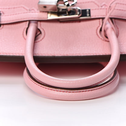 Hermes Chevre Mysore Horseshoe Birkin 25 Rose Sakura Rose Tyrien 26 of 35