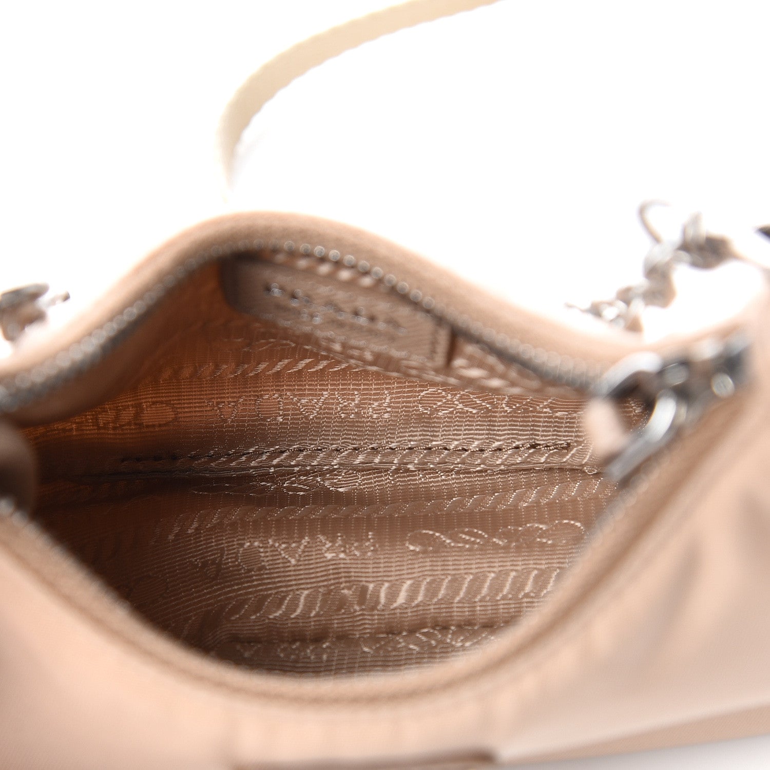 Prada Tessuto Nylon Saffiano Mini Re-Edition 2000 Shoulder Bag Cammeo 5 of 10