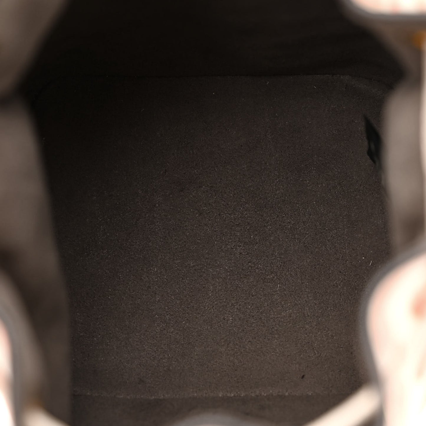 Vitello Liberty F is Fendi Bi-Color FF 1974 Embossed Mini Mon Tresor Bucket Bag Camelia Aranciata