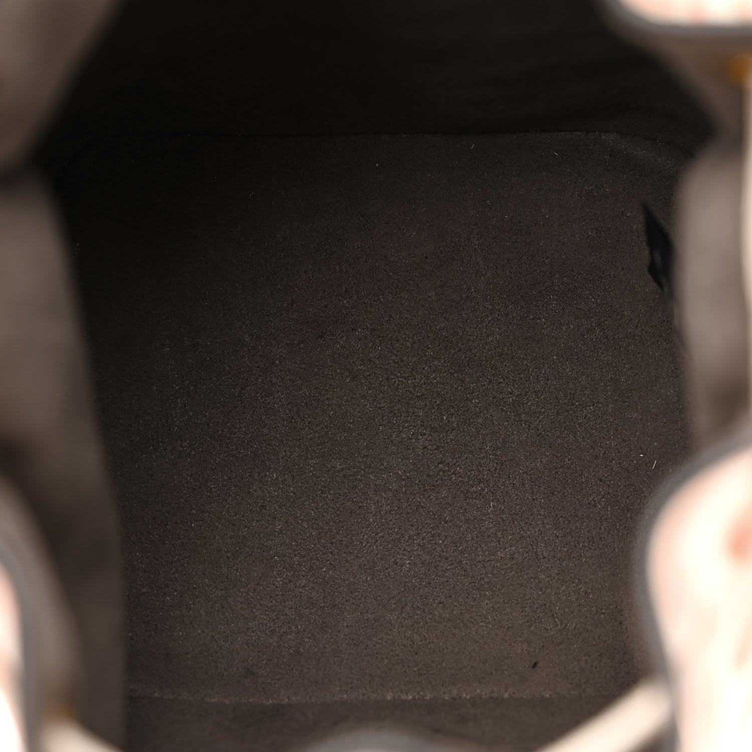 Fendi Vitello Liberty F is Fendi Bi-Color FF 1974 Embossed Mini Mon Tresor Bucket Bag Camelia Aranciata 5 of 13