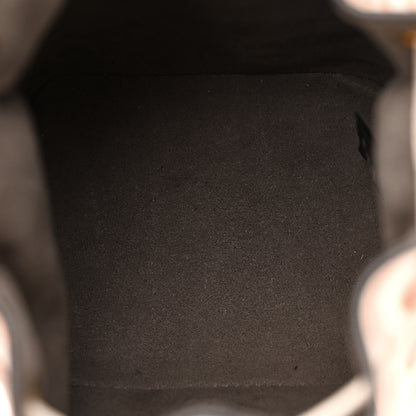 Fendi Vitello Liberty F is Fendi Bi-Color FF 1974 Embossed Mini Mon Tresor Bucket Bag Camelia Aranciata 5 of 13