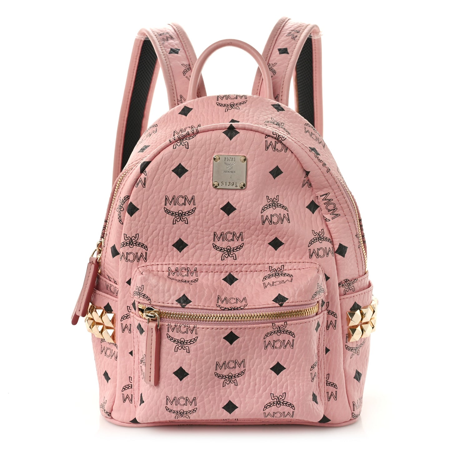 Visetos Small Side Stud Stark Backpack Soft Pink