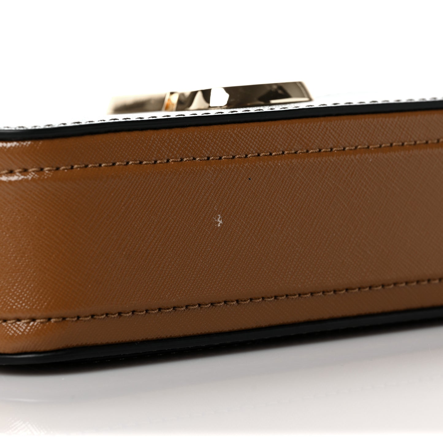 Saffiano Small Snapshot Camera Bag Dark Green