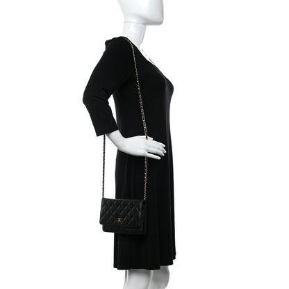 Chanel Caviar Quilted Wallet On Chain WOC Black 2 of 13