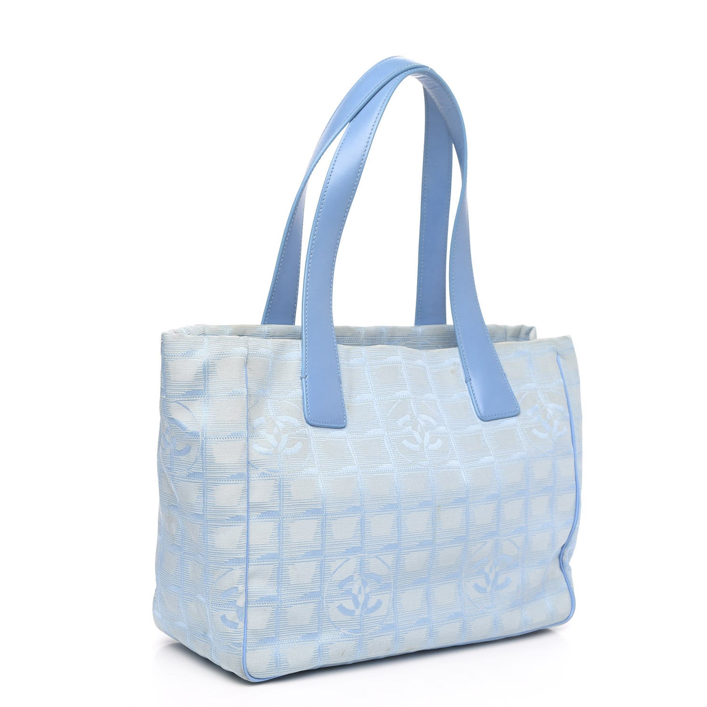 Nylon Small Travel Tote Blue