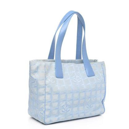 Chanel Nylon Small Travel Tote Blue 3 of 15