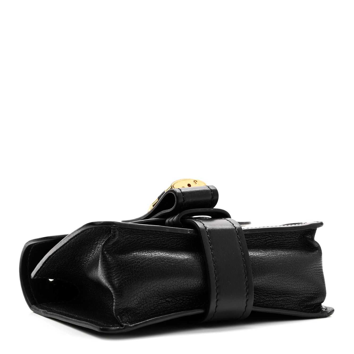 Chloe Goatskin Calfskin Mini Aby Chain Shoulder Bag Black 4 of 9