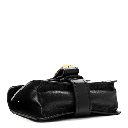 Chloe Goatskin Calfskin Mini Aby Chain Shoulder Bag Black 4 of 9