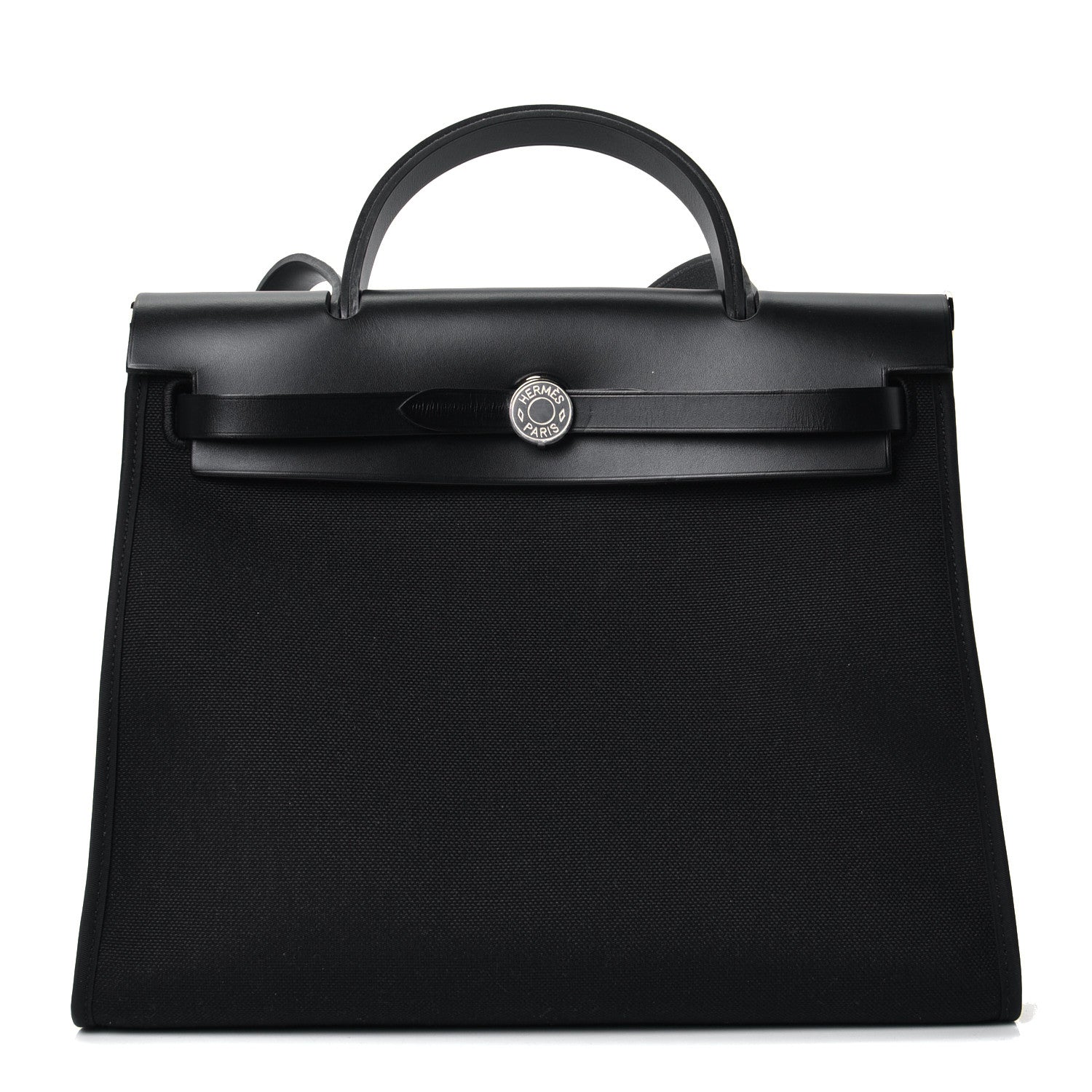 Hermes Toile Vache Hunter Herbag Zip PM 31 Black 1 of 5