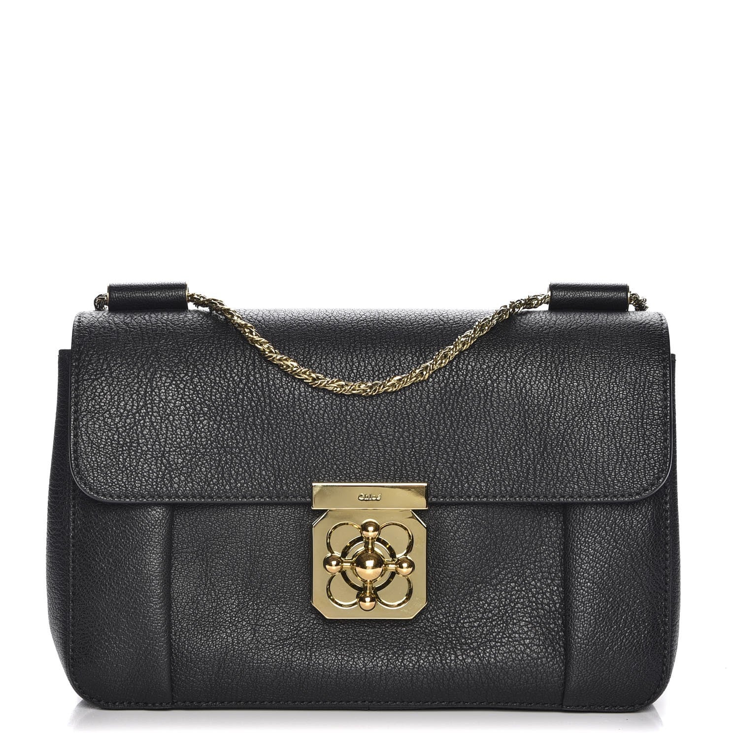 Chloe Calfskin Medium Elsie Shoulder Bag Black 1 of 7