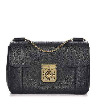 Chloe Calfskin Medium Elsie Shoulder Bag Black 1 of 7