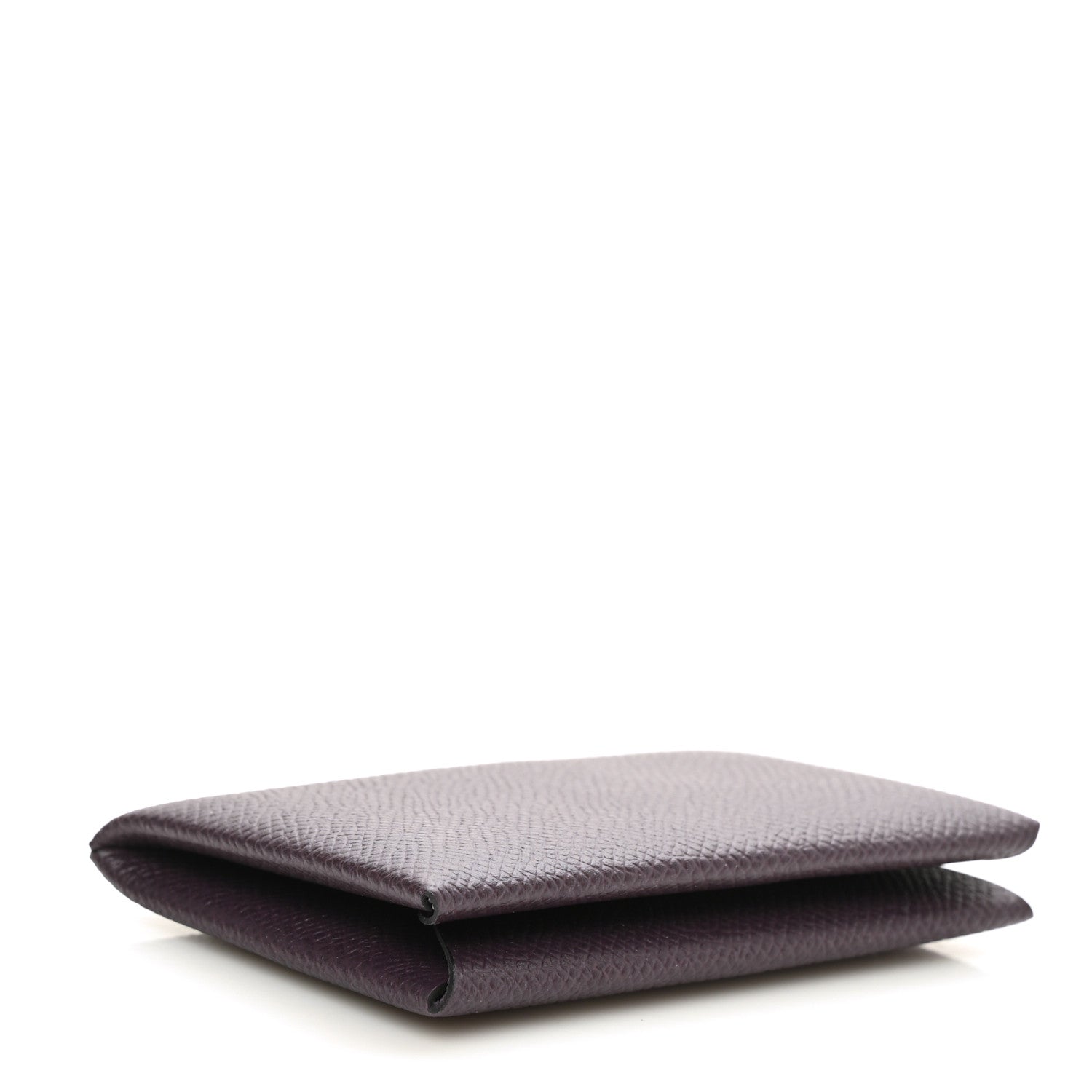 Hermes Epsom Calvi Card Case Raisin 4 of 8