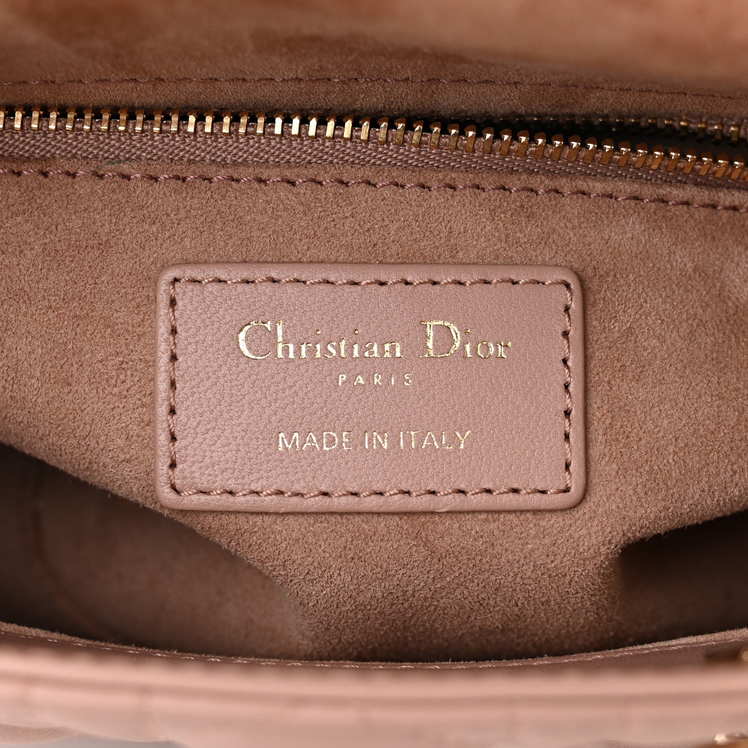 Christian Dior Lambskin Cannage Small My ABCDior Lady Dior Fard 6 of 10