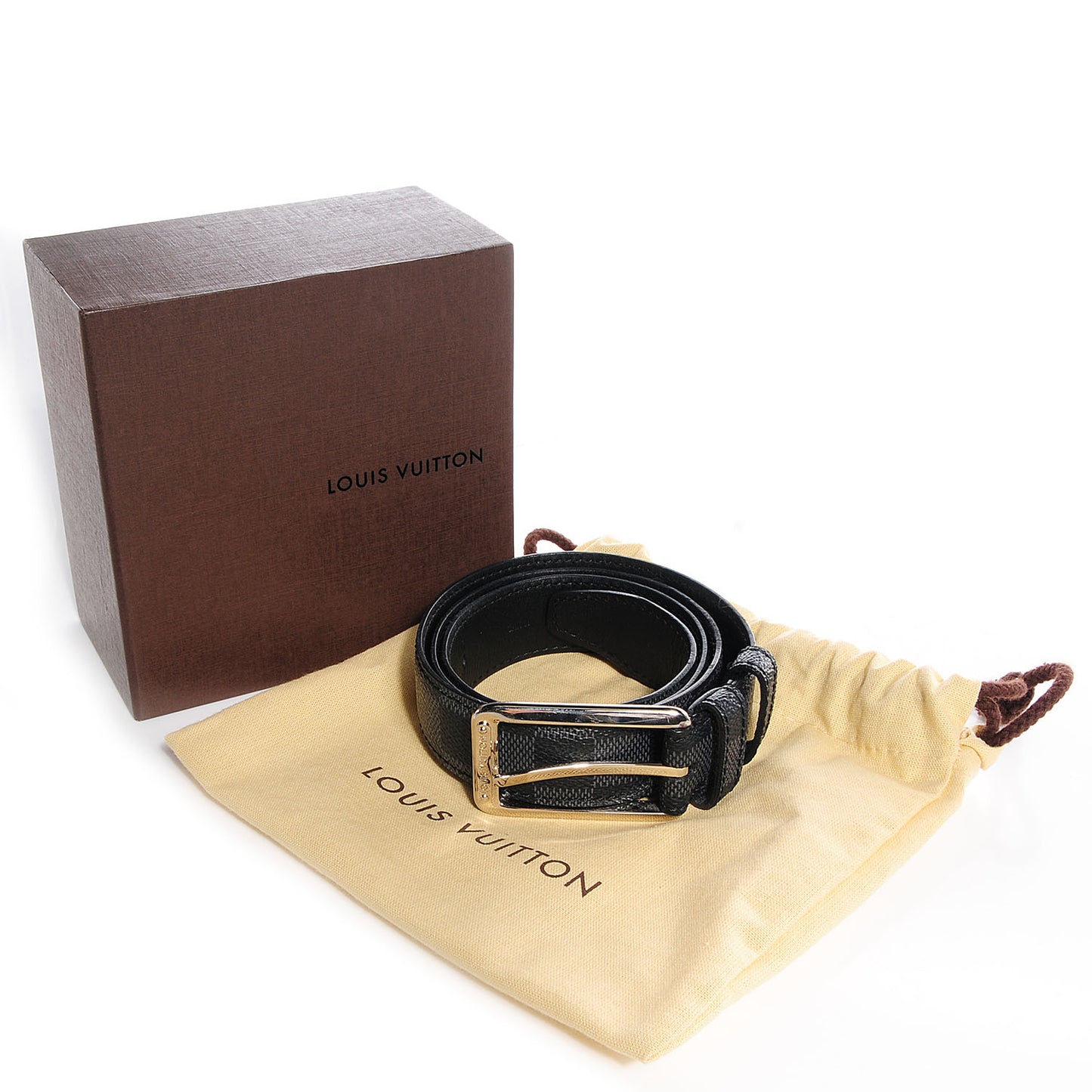 Damier Graphite Ceinture Force Belt 85 34